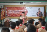 Wakil Ketua Bidang Wawasan Kebangsaan dan Bela Negara Kwarcab Kabupaten Bandung, Drs. H. Ruli Hadiana, S.Sos., M.I.Pol.