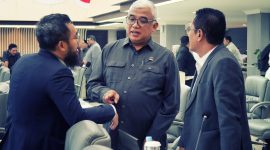 H. Saeful Bachri. S.H., M.A.P Anggota Komisi II DPRD Provinsi Jabar Fraksi Demokrat (tengah)