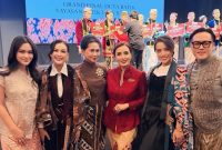 Ketua Umum Yayasan Batik Jawa Barat (YBJB) Sendy Dede Yusuf saat Jambore Batik Jawa Barat 2026. Dokumentasi/ Instagram Sendy  Yusuf.