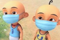 Upin dan Ipin selalu kencang menyuarakan kabut asap di Malaysia akibat kebakaran hutan di Indonesia yang tak kunjung berakhir. (Les' Copaque)