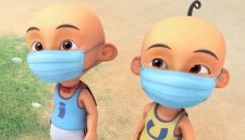 Upin dan Ipin selalu kencang menyuarakan kabut asap di Malaysia akibat kebakaran hutan di Indonesia yang tak kunjung berakhir. (Les' Copaque)